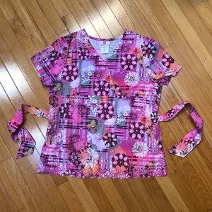 White Cross Women’s Scrub Top